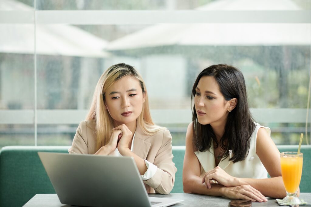 Entrepreneurs Watching Product Presentation